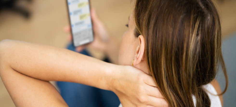 What is the most common cause of neck pain?